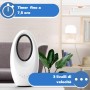 ARDES AR5BL1 Muna Bladeless - Ventilador Sin Aspas Potente y Silencioso, con Telemando, Luz Nocturna Led, Mandos Táctiles y