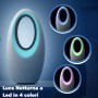 ARDES AR5BL1 Muna Bladeless - Ventilador Sin Aspas Potente y Silencioso, con Telemando, Luz Nocturna Led, Mandos Táctiles y