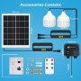 Aigostar- Luz LED Solar Exterior 70W, con Mando a Distancia y Caja de Almacenamiento de Energía, Cable de 11M, IP65 Impermeable,