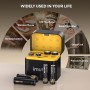 imuto 8 Piezas Pilas Recargables AA/AAA,Batería AA AAA 3000/1300 mWh 1.5V Litio Alta Capacidad más de 1600 ciclos con Carga