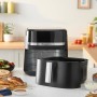 Russell Hobbs Freidora de Aire, Air Fryer, Freidora sin Aceite 8,3 L, XXL [tamaño compacto, bajo nivel ruido, pizzas de 26 cm]