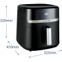 Russell Hobbs Freidora de Aire, Air Fryer, Freidora sin Aceite 8,3 L, XXL [tamaño compacto, bajo nivel ruido, pizzas de 26 cm]