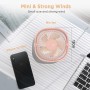 EasyAcc Ventilador Portátil USB Silencioso, Mini Ventiladores de Mesa con 3 Velocidades, 360 ° Rotación Vertical, Pequeño