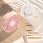 EasyAcc Ventilador Portátil USB Silencioso, Mini Ventiladores de Mesa con 3 Velocidades, 360 ° Rotación Vertical, Pequeño