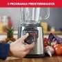 Moulinex PerfectMix Cook - Batidora de vaso de 1400W, 10 programas automáticos, cuchillas extraíbles Powelix, capacidad 2L, alto
