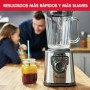 Moulinex PerfectMix Cook - Batidora de vaso de 1400W, 10 programas automáticos, cuchillas extraíbles Powelix, capacidad 2L, alto