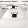 Orbegozo CP 15076 B - Ventilador de techo con luz, 6 aspas de madera, silencioso, 3 velocidades de ventilación, 80 cm de