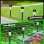 Aigostar- Luz Solares Exterior Jardin, Luz Fría 6500K, IP44 Impermeable, Luces LED Solar de Césped Exterior Jardin para Terraza,