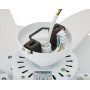 Orbegozo CP 15075N Ventilador de techo con luz, 3 velocidades, 6 aspas de madera, Sistema de ventilación reversible, 50 W