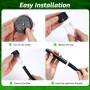 Aigostar- Luz Solares Exterior Jardin, Luz Fría 6500K, IP44 Impermeable, Luces LED Solar de Césped Exterior Jardin para Terraza,