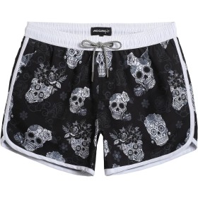 MaaMgic Bañador Hombre de Natación Secado Rápido Interior de Malla Pantalones Cortos d'Aire Vintage 80s 90s
