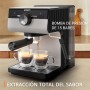 Krups Cafetera Espresso bomba Virtuoso Essential, 15 Bares de Presión, Boquilla de Vapor Dual, Thermoblock, Cuchara Medidora y