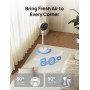 Dreo Ventilatore a Piantana Silenzioso 25dB, Oscillazione Orizzontale Automatica 80°, 3 Velocità, Portata fino a 24m, Potente