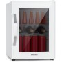 Klarstein Beersafe Mix It - Nevera pequeña, Mini nevera con puerta acristalada, Frigoríficos pequeños con iluminación LED, De 0