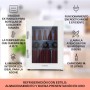 Klarstein Beersafe Mix It - Nevera pequeña, Mini nevera con puerta acristalada, Frigoríficos pequeños con iluminación LED, De 0
