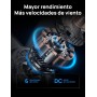 Dreo ventilador de techo silencioso con lámpara LED, 112 cm, reversible, 5CCT, 6 velocidades, fácil de instalar, temporizador,
