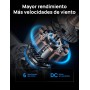 Dreo ventilador de techo silencioso con lámpara LED, 112 cm, reversible, 5CCT, 6 velocidades, fácil de instalar, temporizador,