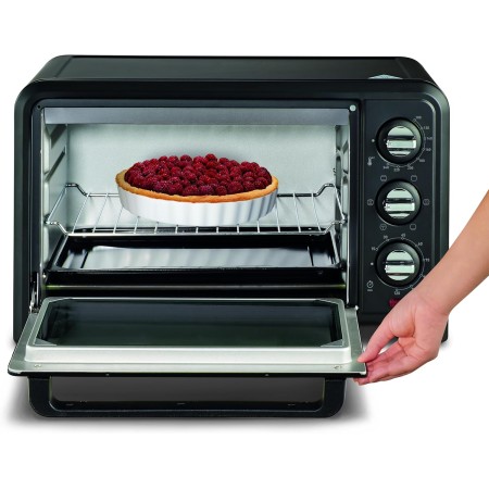 Moulinex Optimo OX495810 - Horno de Convección 60 L, 6 Modos de Cocción, Termostato hasta 240 y Temporizador hasta 120 Minutos,
