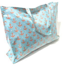 Bolso grande Playa Plástico Reciclado Multiuso Piscina Picnic Compras Bolso de verano familiar Impermeable con Cremallera y