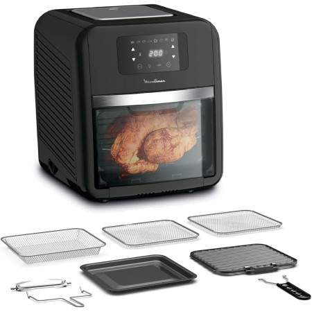 Moulinex Dual Easy Fry 8,3 L – Freidora de aire dual, ahorro energético de hasta 70%, capacidad de 5,2 L y 3,1 L, 7 programas,