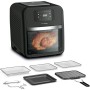Moulinex Dual Easy Fry 8,3 L – Freidora de aire dual, ahorro energético de hasta 70%, capacidad de 5,2 L y 3,1 L, 7 programas,