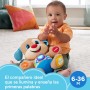 Fisher-Price Ríe y Aprende Perrito Primeros Descubrimientos, peluche interactivo con luces y sonidos, juguete bebé +6 meses,