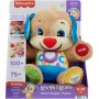 Fisher-Price Ríe y Aprende Perrito Primeros Descubrimientos, peluche interactivo con luces y sonidos, juguete bebé +6 meses,