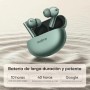 realme Air 6 Auriculares True inalámbricos, controladores de bajo profundo 12,4 mm, 50 dB Cancelación activa dirigida del ruido,