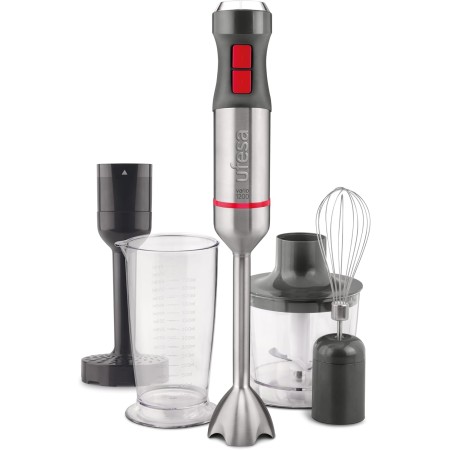 Ufesa Galaxy Max Batidora de Mano, Potencia 1500 W, Control de 24 velocidades + TURBO, 4 Cuchillas de Alta Eficiencia, Diseño