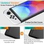 ivoler 4 Piezas Protector Pantalla para Nintendo Switch 2 Model 2025, Incluye Marco de Instalación Fácil, Cristal Vidrio