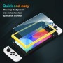 ivoler 4 Piezas Protector Pantalla para Nintendo Switch 2 Model 2025, Incluye Marco de Instalación Fácil, Cristal Vidrio