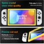 ivoler 4 Piezas Protector Pantalla para Nintendo Switch 2 Model 2025, Incluye Marco de Instalación Fácil, Cristal Vidrio