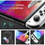 ivoler 4 Piezas Protector Pantalla para Nintendo Switch 2 Model 2025, Incluye Marco de Instalación Fácil, Cristal Vidrio