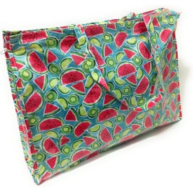 Bolso grande Playa Plástico Reciclado Multiuso Piscina Picnic Compras Bolso de verano familiar Impermeable con Cremallera y