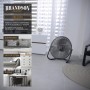 Brandson – Ventilador de sobremesa - 30 cm de diámetro - Ventilador de mesa silencioso - Ventiladores de estilo retro - 48 Watt