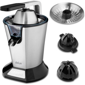 Ufesa EX4950 Exprimidor Eléctrico de Brazo, 600W, Vertido Continuo, Sistema Antigoteo, Doble Cono, Filtro de Acero Inoxidable,