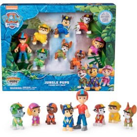 Paw Patrol Patrulla Canina - Pack Figuras Patrulla Canina Jungle PUPS - 8 Figuras Coleccionables 6068184 - Juegos Infantiles -