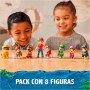 Paw Patrol Patrulla Canina - Pack Figuras Patrulla Canina Jungle PUPS - 8 Figuras Coleccionables 6068184 - Juegos Infantiles -