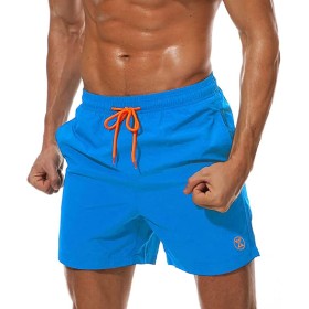 ZOXOZ Bañadores para Hombre con Bolsillo Surferos Impermeable Secado Rápido con Forro de Malla