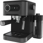 Cecotec Cafetera Express Manual Power Espresso 20. 850 W, Presión 20 Bares, Depósito de 1,6L, Brazo Doble Salida, Vaporizador,