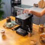 Cecotec Cafetera Express Manual Power Espresso 20. 850 W, Presión 20 Bares, Depósito de 1,6L, Brazo Doble Salida, Vaporizador,