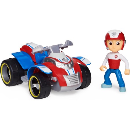 PATRULLA CANINA - MOTO JUGUETE QUAD Y FIGURA RYDER - Quad de Rescate con Figura Ryder Patrulla Canina - 6069067 - Juguetes Niños