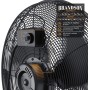 Brandson - Ventilador estilo retro - Ventiladoresde mesa - ventilador de suelo 30cm - alto flujo de aire - inclinable - negro