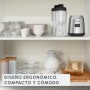 Moulinex Blend&Go - Batidora de vaso de 300 W, con jarra de 1,3 L y botella de plástico de 750 ml, 4 cuchillas extraíbles,