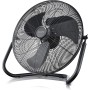 Brandson - Ventilador estilo retro - Ventiladoresde mesa - ventilador de suelo 30cm - alto flujo de aire - inclinable - negro
