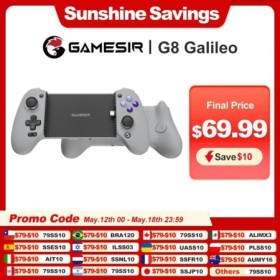 GameSir mando para móvil G8 Galileo tipo C, Gamepad para iPhone 15 Ser