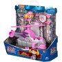 PATRULLA CANINA - COCHE TRANSFORMABLE RESCUE KNIGHTS + FIGURA CHASE - Patrulla Canina Coche de 15 cm con 1 Figura de Chase -