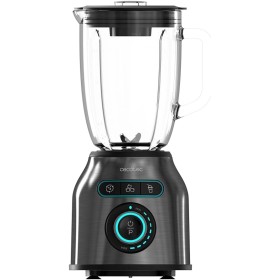 Cecotec Batidora de Vaso Power Black Titanium 2500MAX Smart. 2500W Maxima Potencia, Jarra Termorresistente 1,8L, 3 Programas,