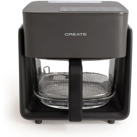 CREATE/AIR FRYER MIST/Freidora sin aceite 4.2 L con vaporizador de agua negro/Capacidad 5-6 raciones, 6 programas, bandeja de