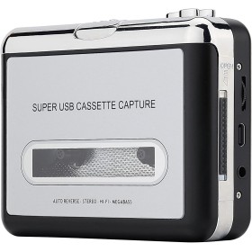 Reshow Reproductor de Cassette - Reproductor de Cinta Portable Captura Audio Música MP3 vía USB - Compatible con Windows y Mac –